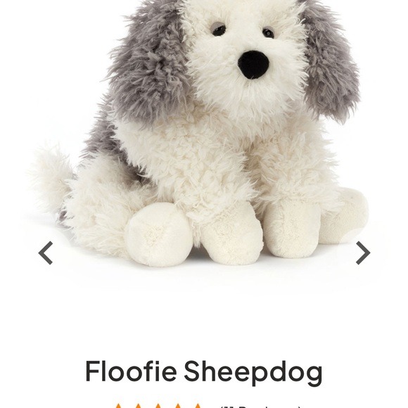 Jellycat big floofie sheepdog ( retired ) collection - Picture 6 of 6